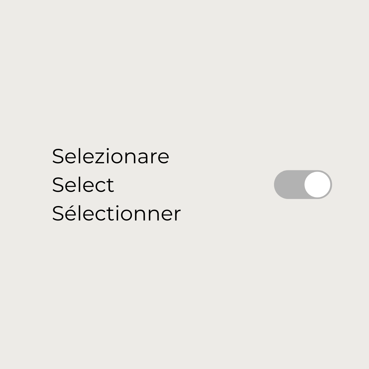 Il gesto della Selezione - Sequoia Select