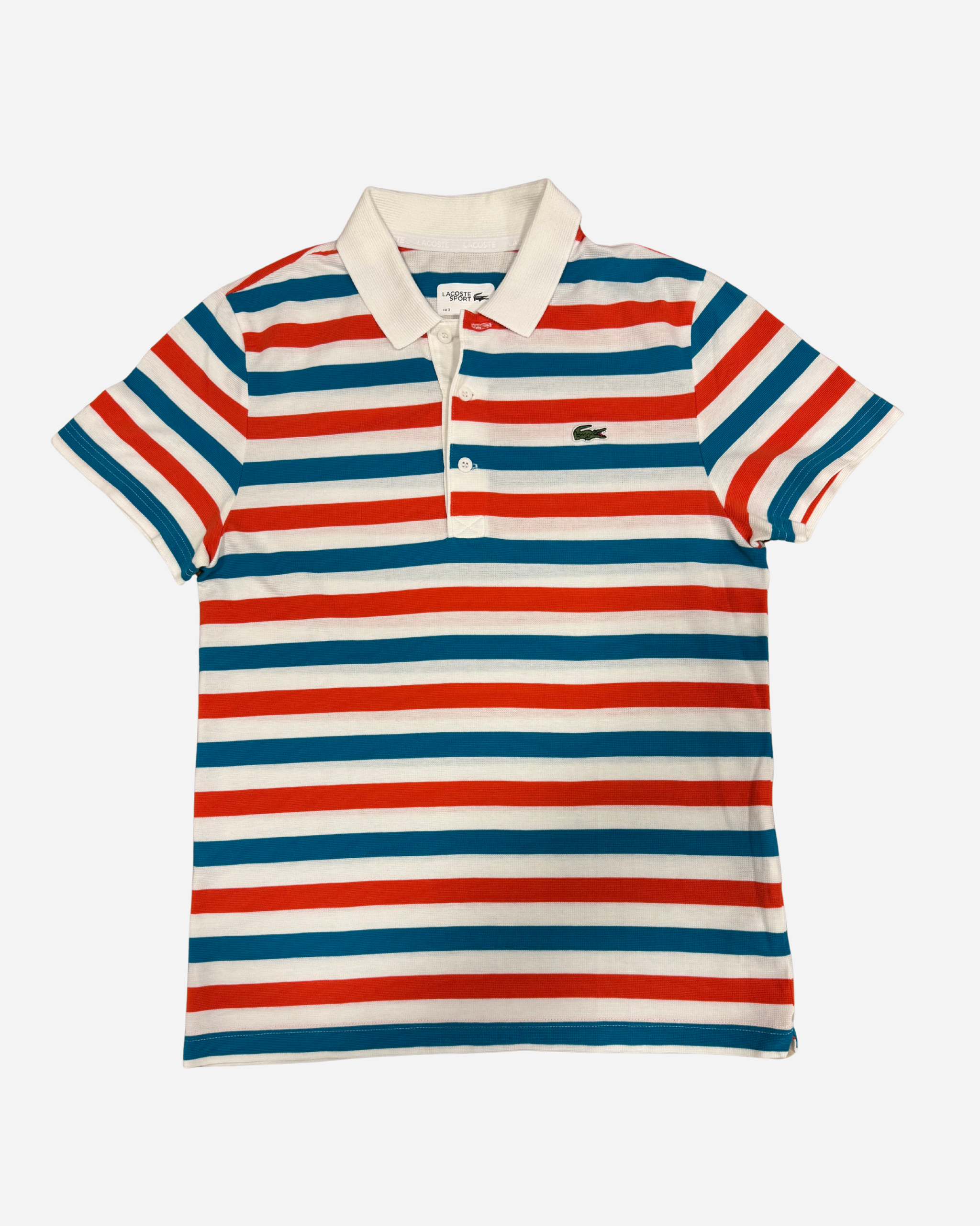Polo Lacoste - multicolore a righe taglia ITA 46 / S