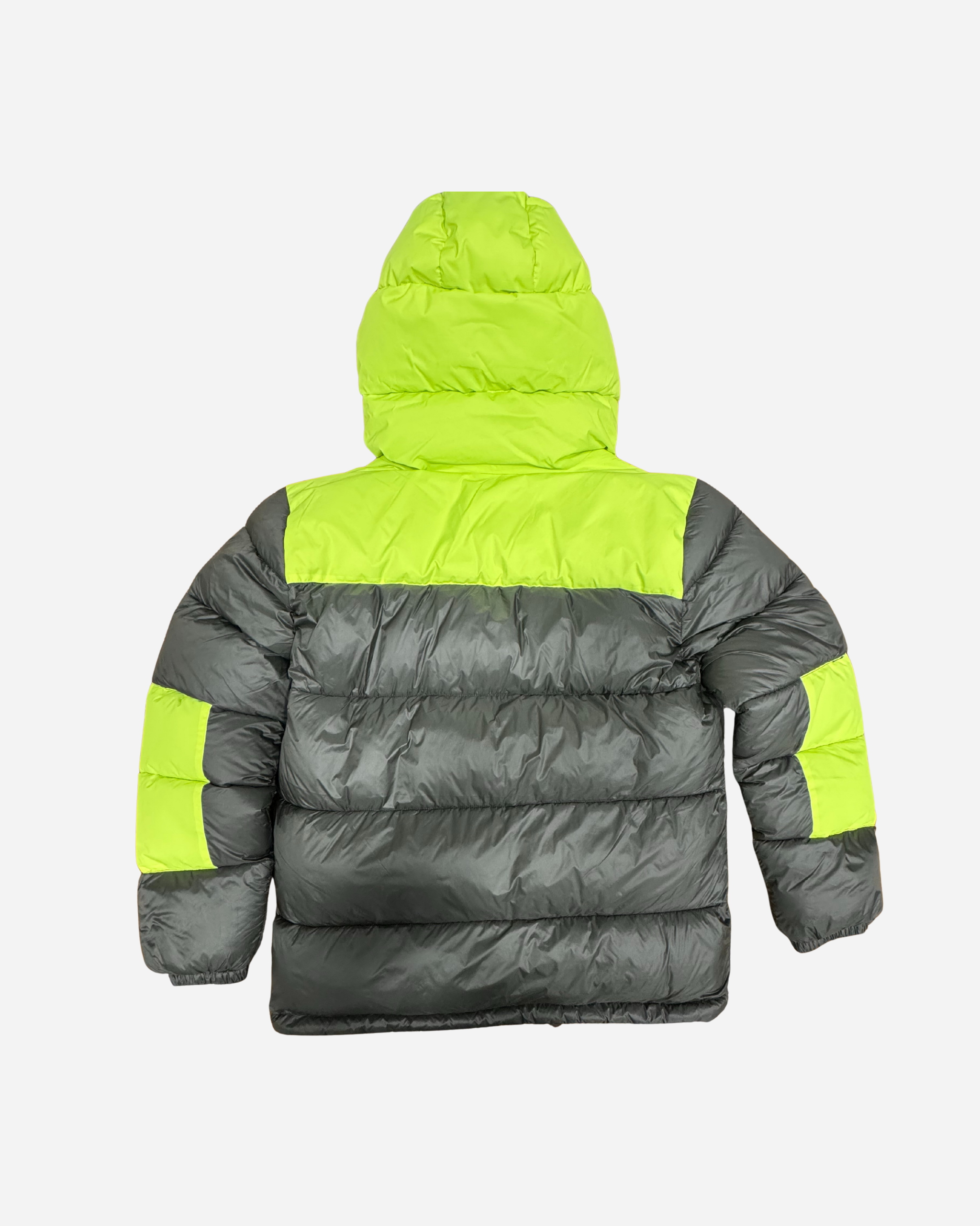 Piumino K-Way - bicolore, lime e verde scuro taglia XL