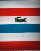 Polo Lacoste - multicolore a righe taglia ITA 46 / S