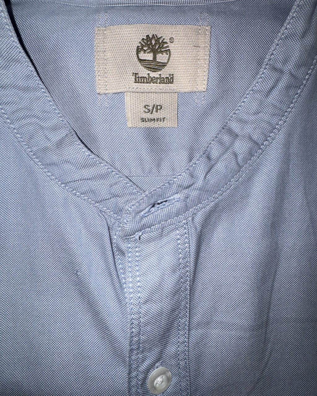 Camicia Timberland - azzurro grigiastro taglia S slim fit