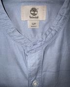 Camicia Timberland - azzurro grigiastro taglia S slim fit