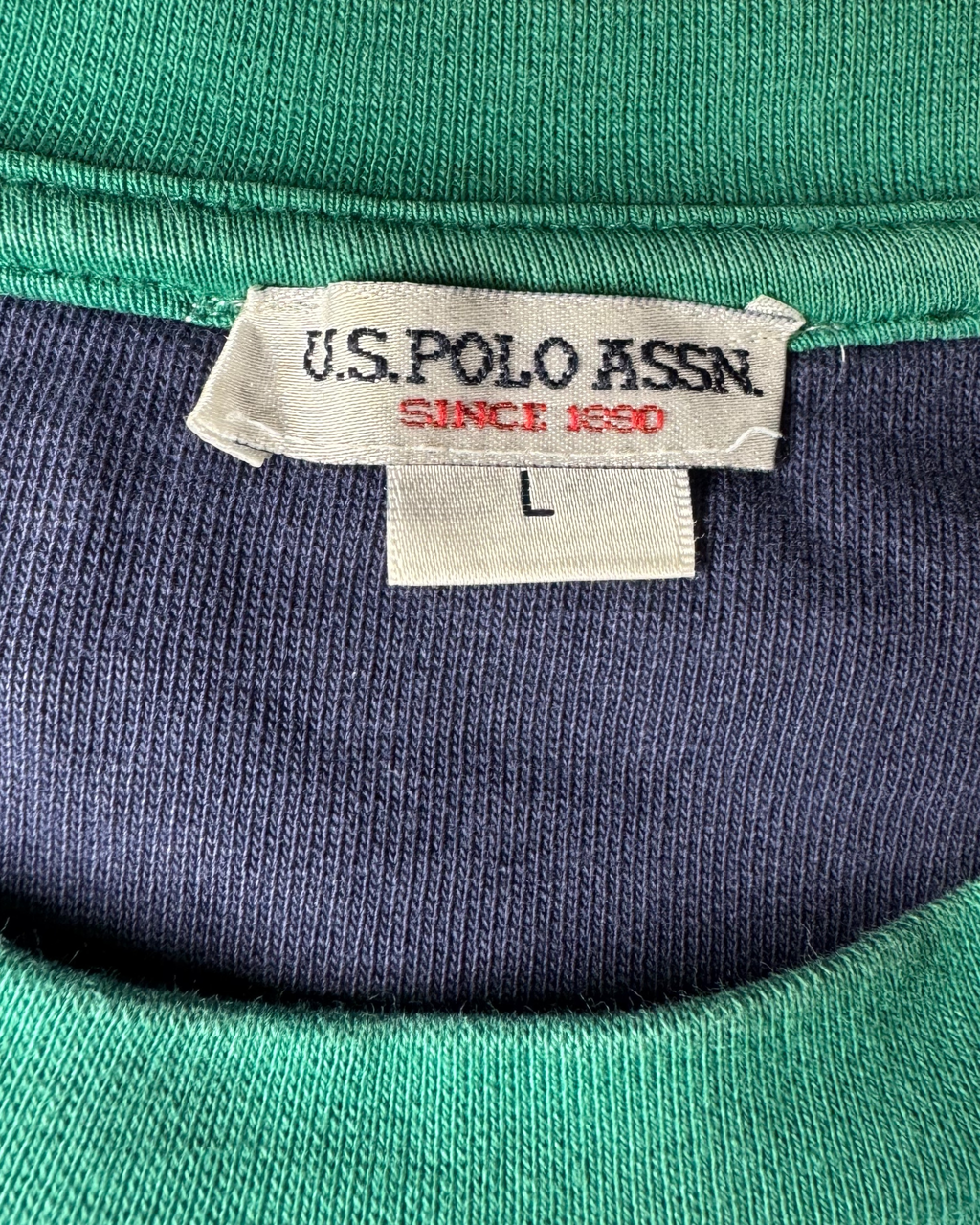 Felpa U.S. Polo Assn. - verde bottiglia taglia L