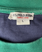 Felpa U.S. Polo Assn. - verde bottiglia taglia L