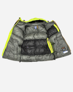 Piumino K-Way - bicolore, lime e verde scuro taglia XL